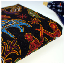 Cotton&Linen India Style Printed Fabric