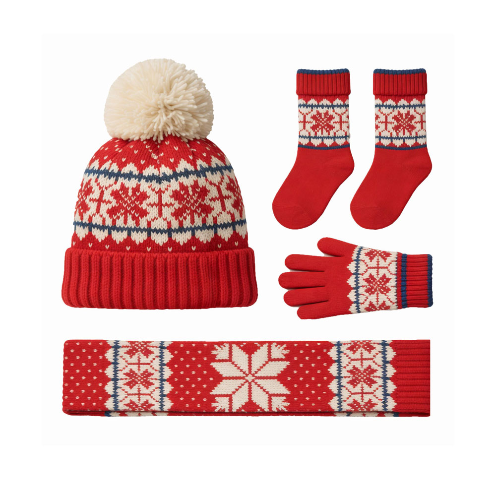 Set mănuși și pălării T19-X Gloves and hats set T19-X