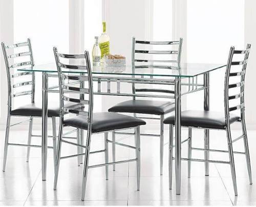 metal dinning table chair