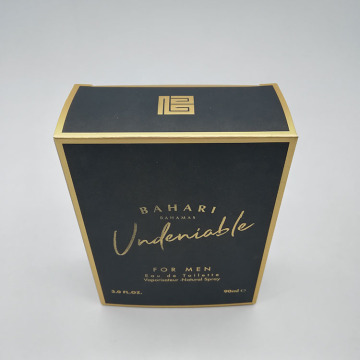 Custom Men Perfume Gold Card Box