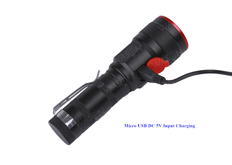 Super Handy Pocket Carry Outdoor Lighting Linterna Micro Best Hunting Hand Rechargeable Branded Flashlight