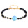 Bracelets de perles de cristal à facettes 4 mm avec chakras moyen chakras de 10 mm de cicatrisation de yoga relaxant anxiété bracelet pour hommes pour femmes