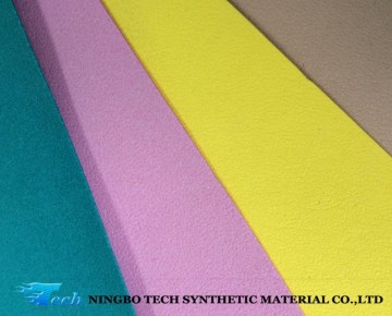 Colorful PU lightweight microfiber shoe lining material