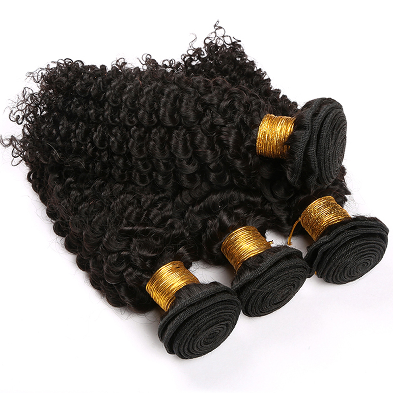 Wholesale raw unprocessed curly 100% brazilian human hair bundles, most popular kinky curly hair extensions for black women