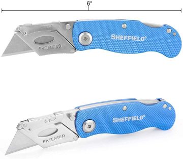 ABS Plastic Safe Utility Folding Knife For Cutting