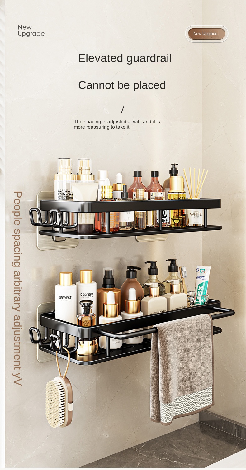 Duvara Monte Tuvalet Depolama Rafı Wall-Mounted Toilet Storage Rack