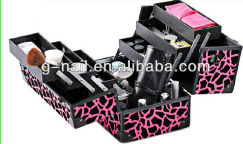 PVC professional beauty box trolley/ladies beauty box/mac makeup beauty case box/beauty box vanity case, SO-115