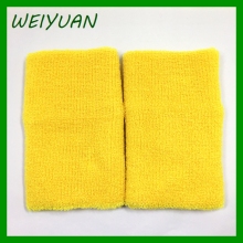 Logo embroidered cheap custom sweatband set wristband