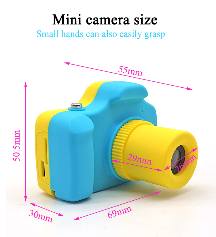 2021 Popular Mini Camera Kids Favor Digital Portable Camera for Outdoor Activities