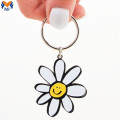 Portachiavi in ​​metallo personalizzato flower design portatile