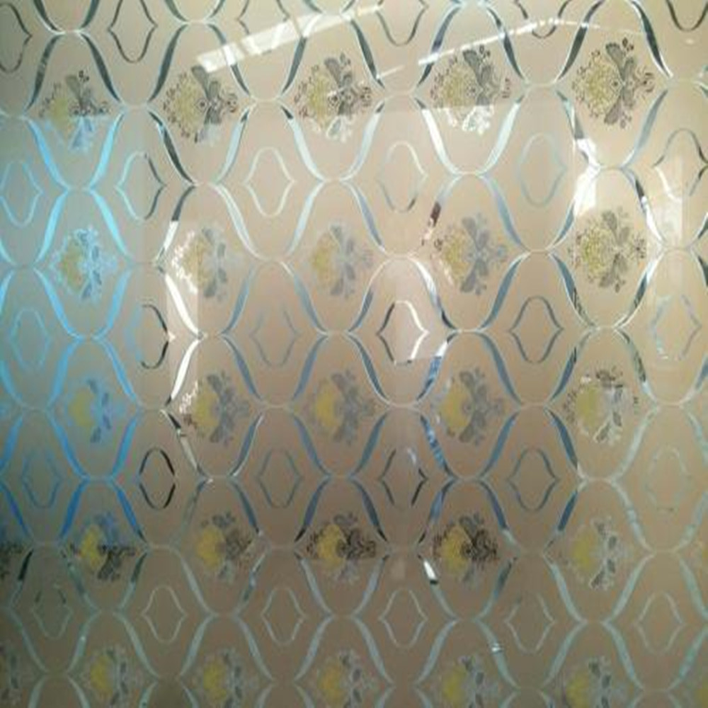 The engraved glass/ engraved crystal decorative patterned glass