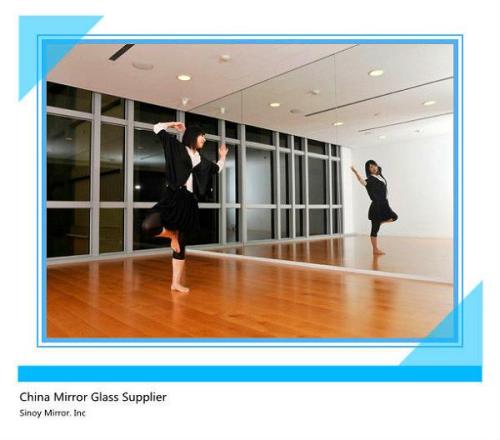 3-8mm Gym Mirror/ Dance Mirror/ Safety Wall Mirror/ Vinyl Backed Safety Mirror/ Safety Mirror (SMI-SM0001)