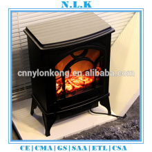 HIGH quality antique electri decorative electric fireplace with CE certificate freestanding led wooden electrical fireplace