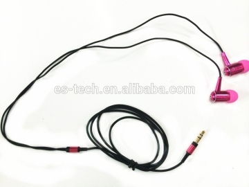 Custom Logo ODM Metal Earphone