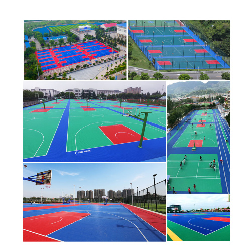 Outdoor Basketball Competition Court Tile