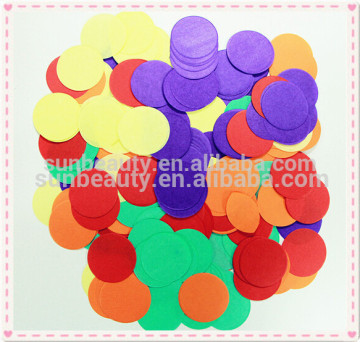 Round Shaped Paper Confetti Decoration