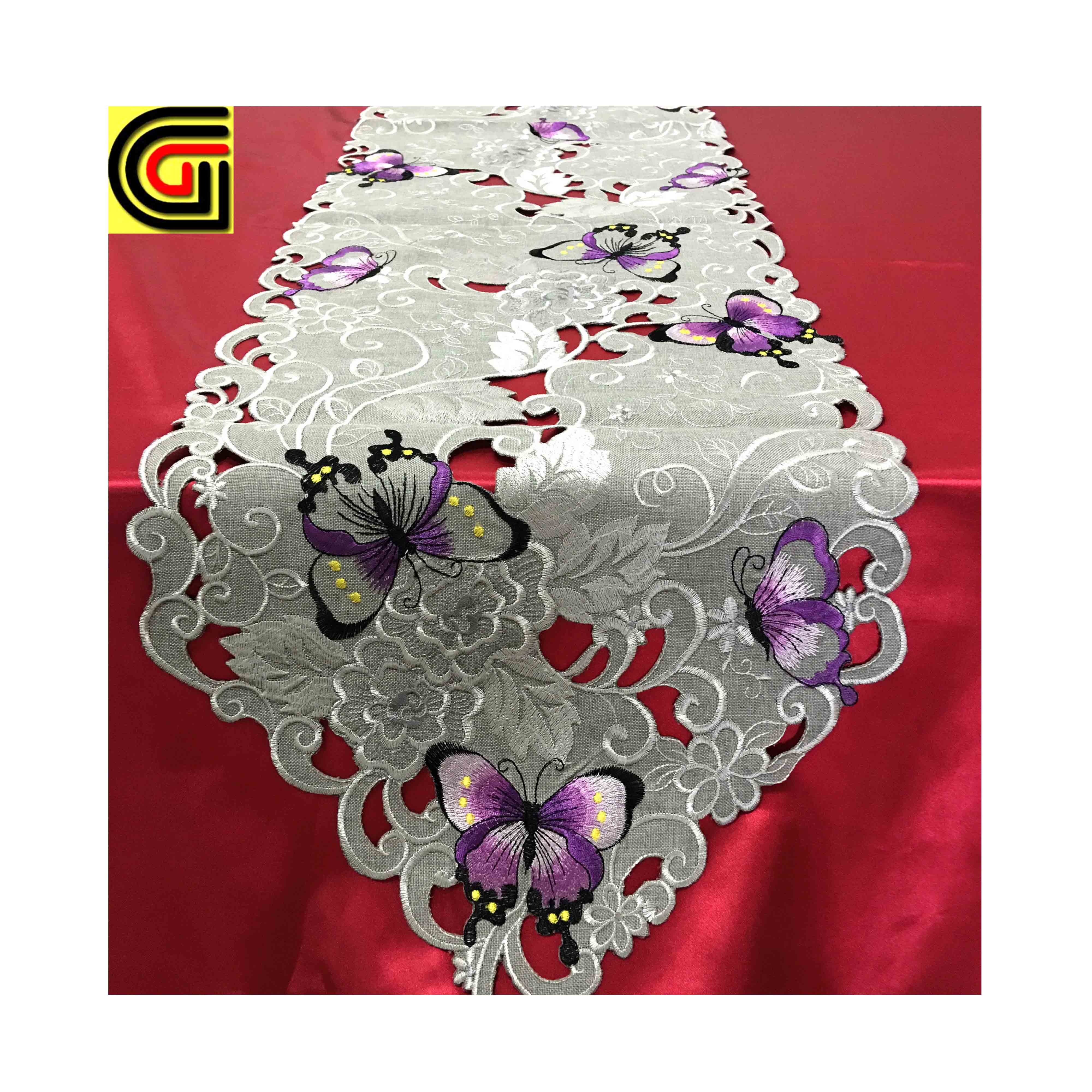 mexican embroidery elegant floral table runner