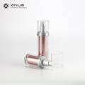 Bottiglia della pompa di lozione cosmetica rosa del cilindro standard 100ml