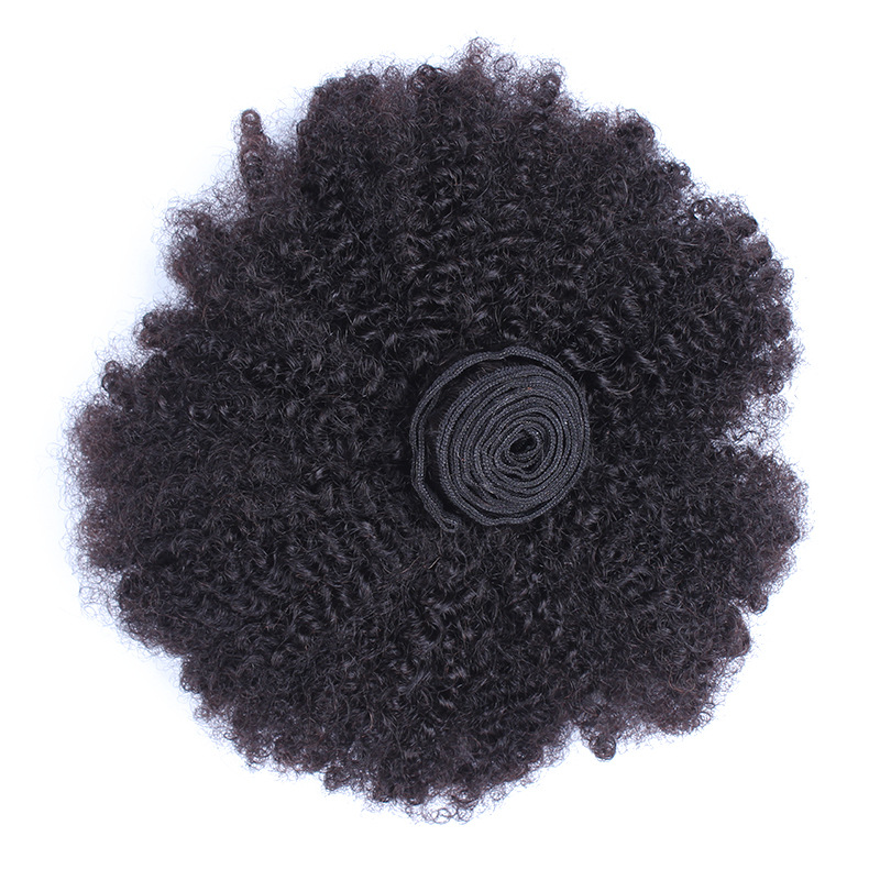 Wholesale Unprocessed Raw Afro Kinky Curly Indian Human Hair Bundles With Bundles Human Hair Extension Cuticle Aligned Hair