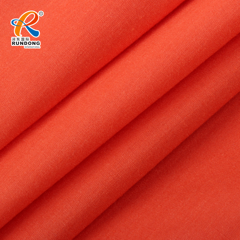 Poplin fabric plain textiles with combed finish