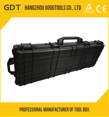 Durable plastic stackable trolley rolling tool case