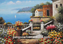 Mediterranean seascape oil painting