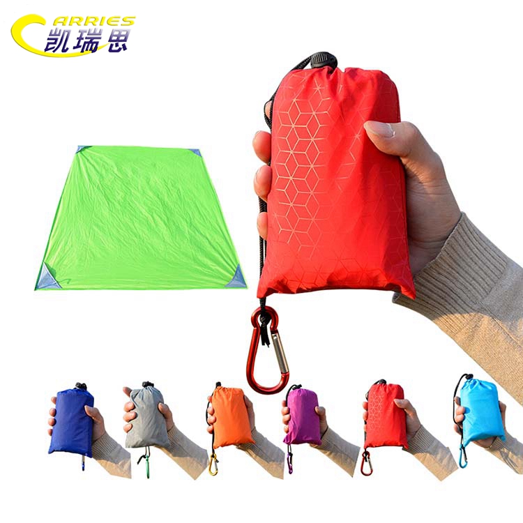 Large luxury foldable waterproof nylon pocket picnic blanket