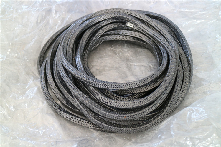 China cheap braided carbon fiber packing black ramie asbest