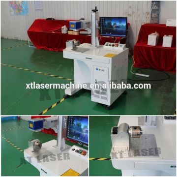 Flange marking machine on metal plate, flange fiber laser marking machine