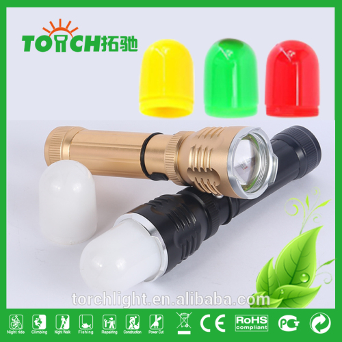 Focus LED Flashlight with Magnet for Camping Flashlight Lantern