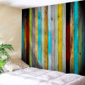 Vintage Planks Tapestry Wall Hanging Colorful Vertical Striped Wooden Board Wall Tapestry for Livingroom Bedroom Dorm Home Decor