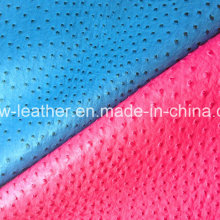 Popular Ostrich Grain PU Leather for Handbag