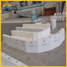 for glass furnace fire brick prices fused cast AZS block
