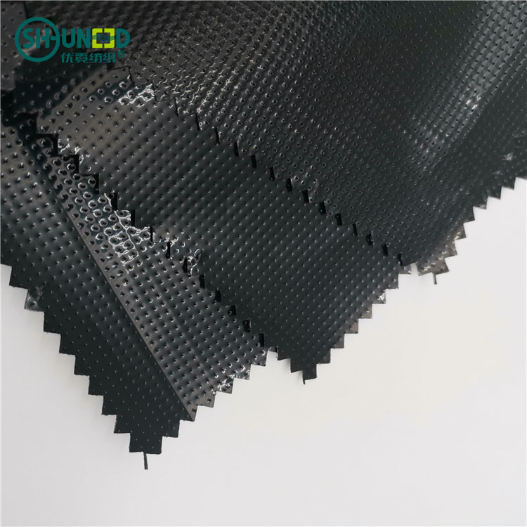 Easy tear off LDPE black embroidery backing film