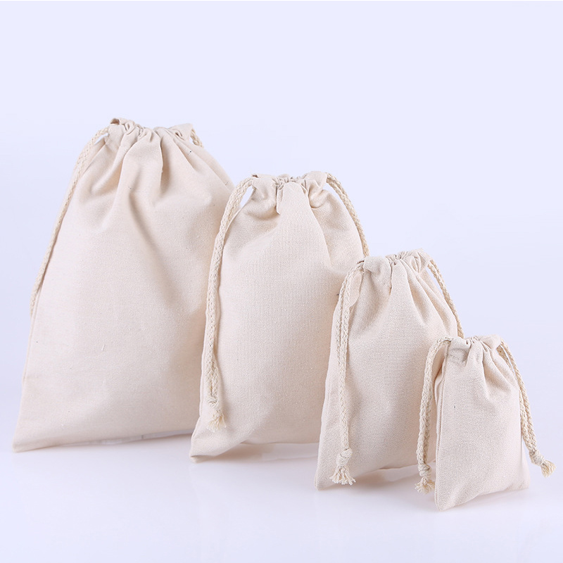 Custom Print Linen Reusable Muslin Bag Gift Candy Favor Bag Jewelry Pouches Small Drawstring Bag For Wedding Tea Rice7