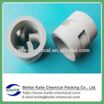 Ceramic random packing, Ceramic pall ring packing, industrial ceramic ring