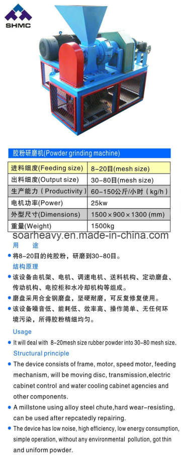 Grind Rubber Powder Machine