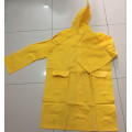 Impermeabile lungo adulto giallo / impermeabile in pvc uomo