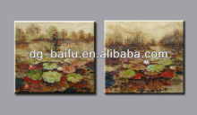 Water lily oil painting famous artists monet group painting reproduction
