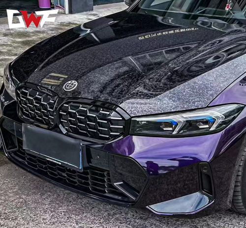 Película de envoltura de autos metálicos morados