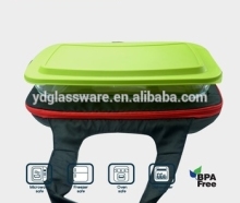 glass food container set with bags