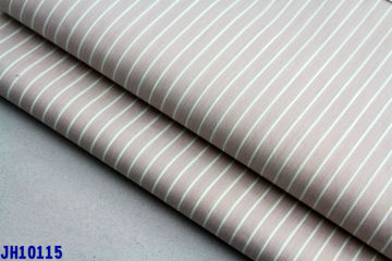 China cotton nylon spandex stripe shirting fabric
