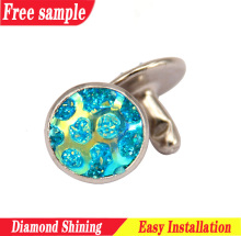 Decorous pearl decorative rhinestone rivets button for slipper