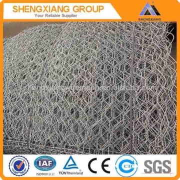 Green pvc coated gabion box