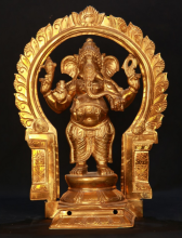 Decoration Bronze Ganesh Statue Mascot for Sale