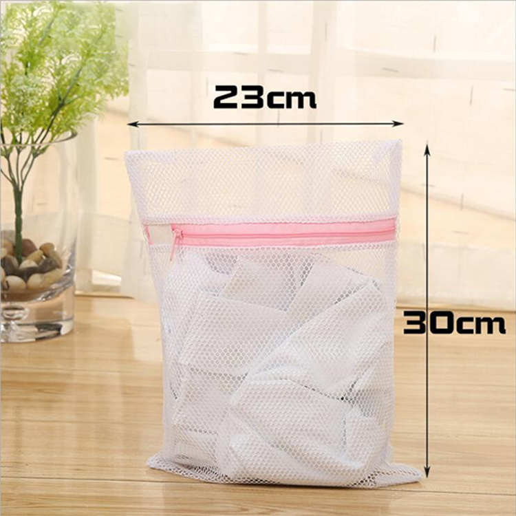 Washing Home Reusable Wash Special Mesh Bag Eco Friendly Durable Polyester Fine Mesh Laundry Bag With Zipper