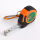 Promotional Rubber Key Tag Tape Measure With Laminated Label