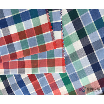 Multi Color Checked Apparel Fabrics