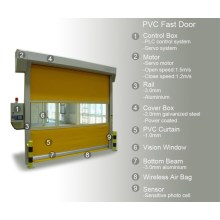 Industrielles automatisches PVC-Gewebe-Schnellwalzen-Tür