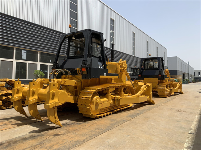 SHANTUI BULLDOZER SD22 dengan punggung tiga shrank ripper